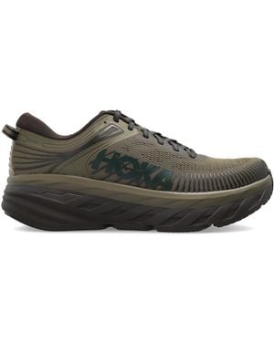 Hoka One One Bondi 7 Sports Shoes - Brown