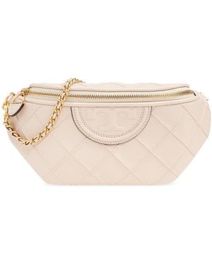 Tory Burch Belt Bag 'Fleming Soft' - Natural