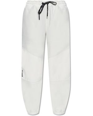 Moncler Moncler Grenoble Loose-Fit Elastic Trousers - White