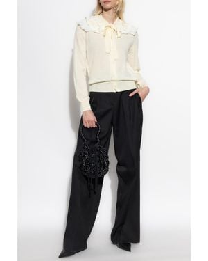 CDG by Comme des Garcons Cardigan With Collar - White