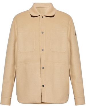 Moncler Wool Jacket - Natural