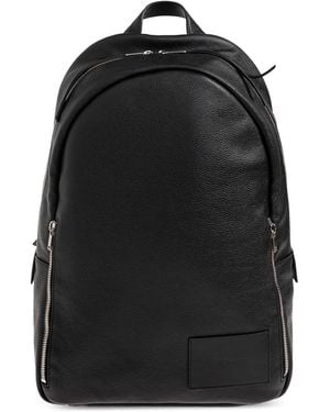 Jil Sander Leather Backpack - Black