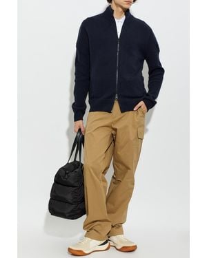 Moncler Wool Cardigan - Blue
