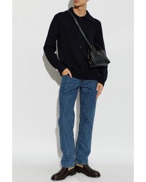 Burberry Cashmere Cardigan 'Channing' - Blue