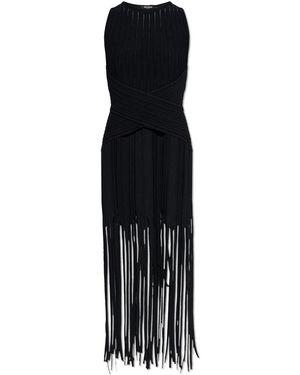 Balmain Sleeveless Dress - Black