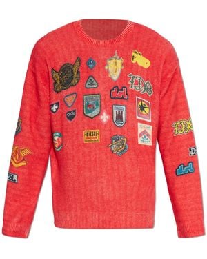 DIESEL Jumper 'K-Patcy' - Red