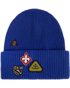 DIESEL Wool Beanie 'K-Phat' - Blue