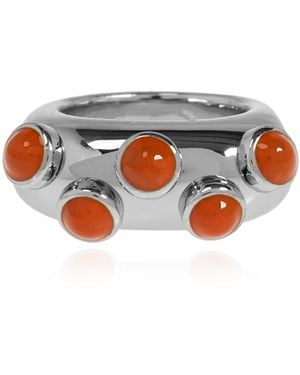 Marni Brass Ring - Red