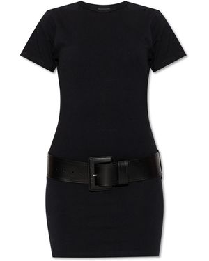 Balenciaga Dress With Belt - Black