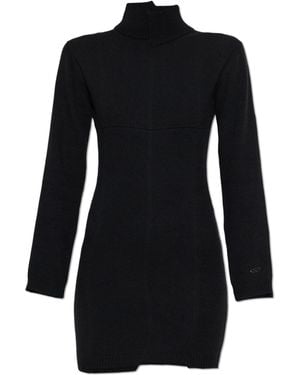 Vetements Dress With Stand-Up Collar - Black