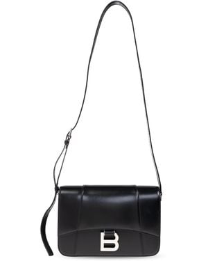 Balenciaga 'Hourglass Medium' Shoulder Bag - White