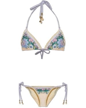 Zimmermann Two-Piece Swimsuit - White