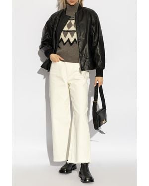AllSaints Leather Jacket Sofi - Black