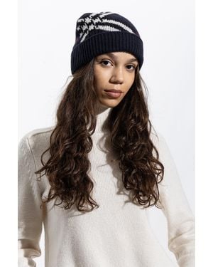 Burberry Cashmere Beanie - Blue
