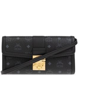 MCM Chain Wallet Tracy - Black