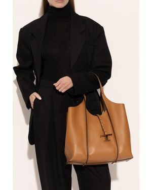Tod's T Timeless Medium Bag - Black