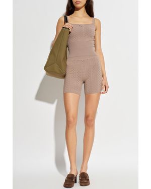 JW Anderson High-Waisted Shorts - Natural