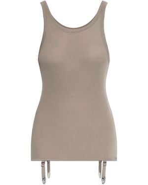 Lemaire Wool Sleeveless Top - Grey
