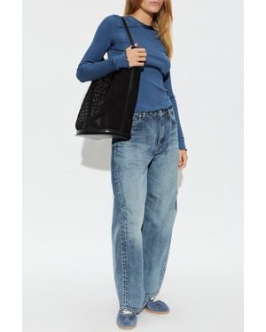 Alaïa Silk Top - Blue