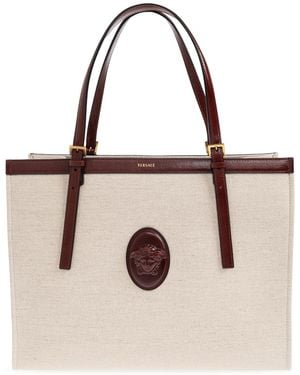 Versace "Rivière Large" Shopper Bag - Pink