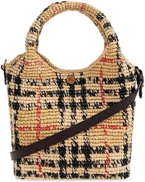 Burberry 'Margate Mini' Bag - Natural