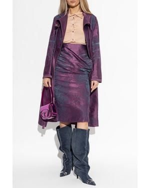 DIESEL Skirt 'De-Sira-Fsi' - Purple