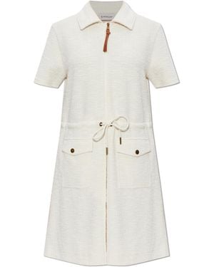 Moncler Dress With Pockets - White