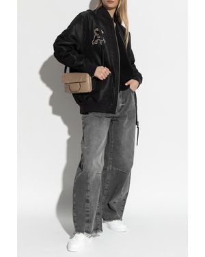 AllSaints Jacket Bettie Bomber Style - Black