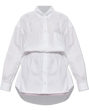 Maison Margiela Jumpsuit With Pocket - White