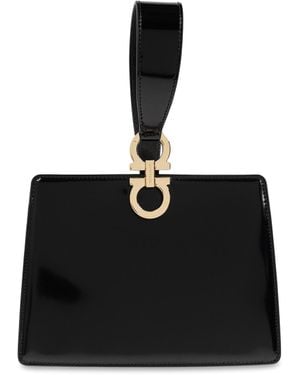 Ferragamo Handbag `gancini Mini`, - Black