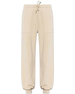 EA7 Joggers With Cuffed Legs - Natural