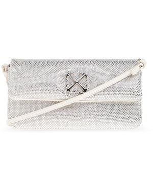 Off-White c/o Virgil Abloh Shoulder Bag 'Jitney 0.7' - Metallic
