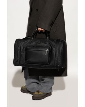 Emporio Armani Carry-On Bag With Logo - Black