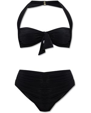 Balmain Two-Piece Swimsuit - Black