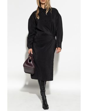 Lemaire Wrap Dress - Black