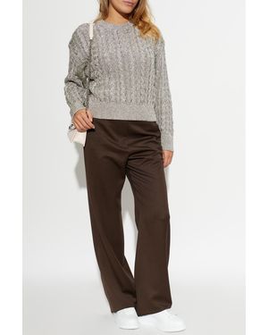 McQueen Sweater With Lurex Thread - Metallic
