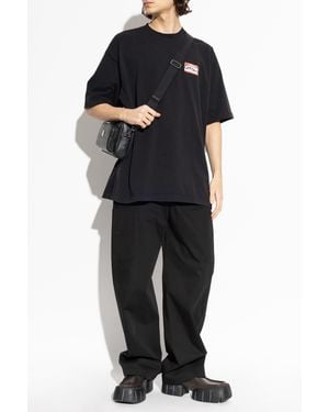 Vetements T-Shirt With Print - Black