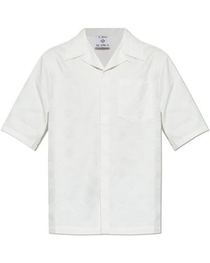 CASABLANCA Shirt With Monogram - White