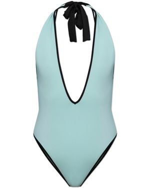 Balmain One-Piece Swimsuit - Blue