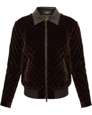 Dolce & Gabbana Quilted Jacket - Black