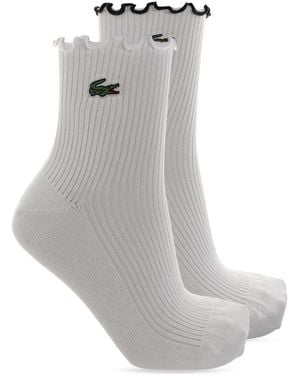 Lacoste 2-Pack Of Socks - White
