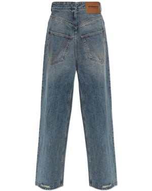 Vetements Jeans With A Vintage Effect - Blue