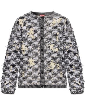 DIESEL Cardigan 'K-Valbor' - Grey