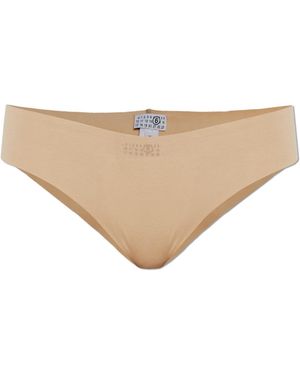 MM6 by Maison Margiela Figs With Logo - Natural