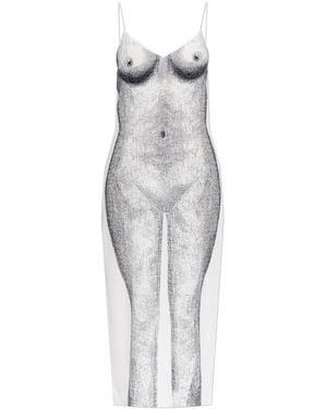 Moschino Strap Dress - Grey