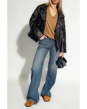 Rag & Bone T-Shirt From Organic Cotton - Brown