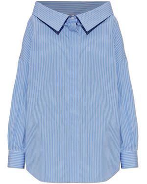 Balenciaga Striped Shirt - Blue