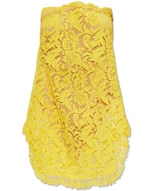 DSquared² Short Off-Shoulder Dress - Yellow