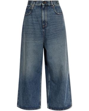 Balenciaga Wide-Leg Jeans - Blue