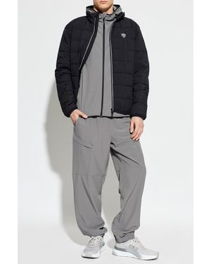 EA7 Light Jacket With Hood - Gray